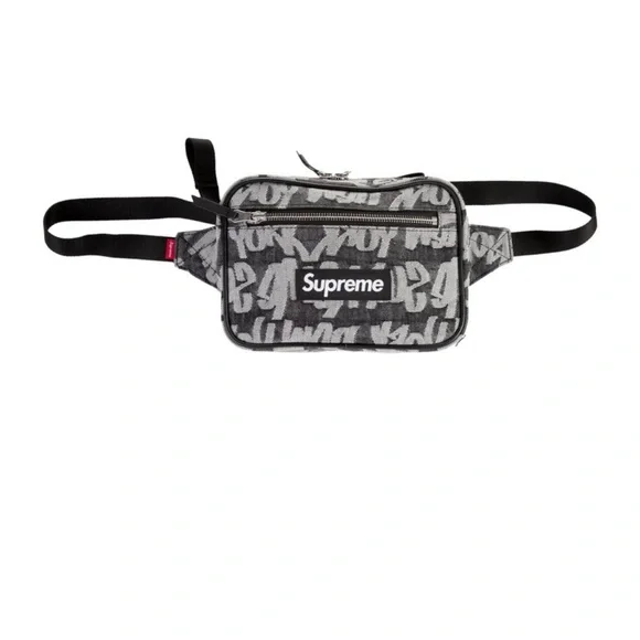 Supreme Fat Tip Jacquard Denim Crusher - Fat Tip Jacquard Denim